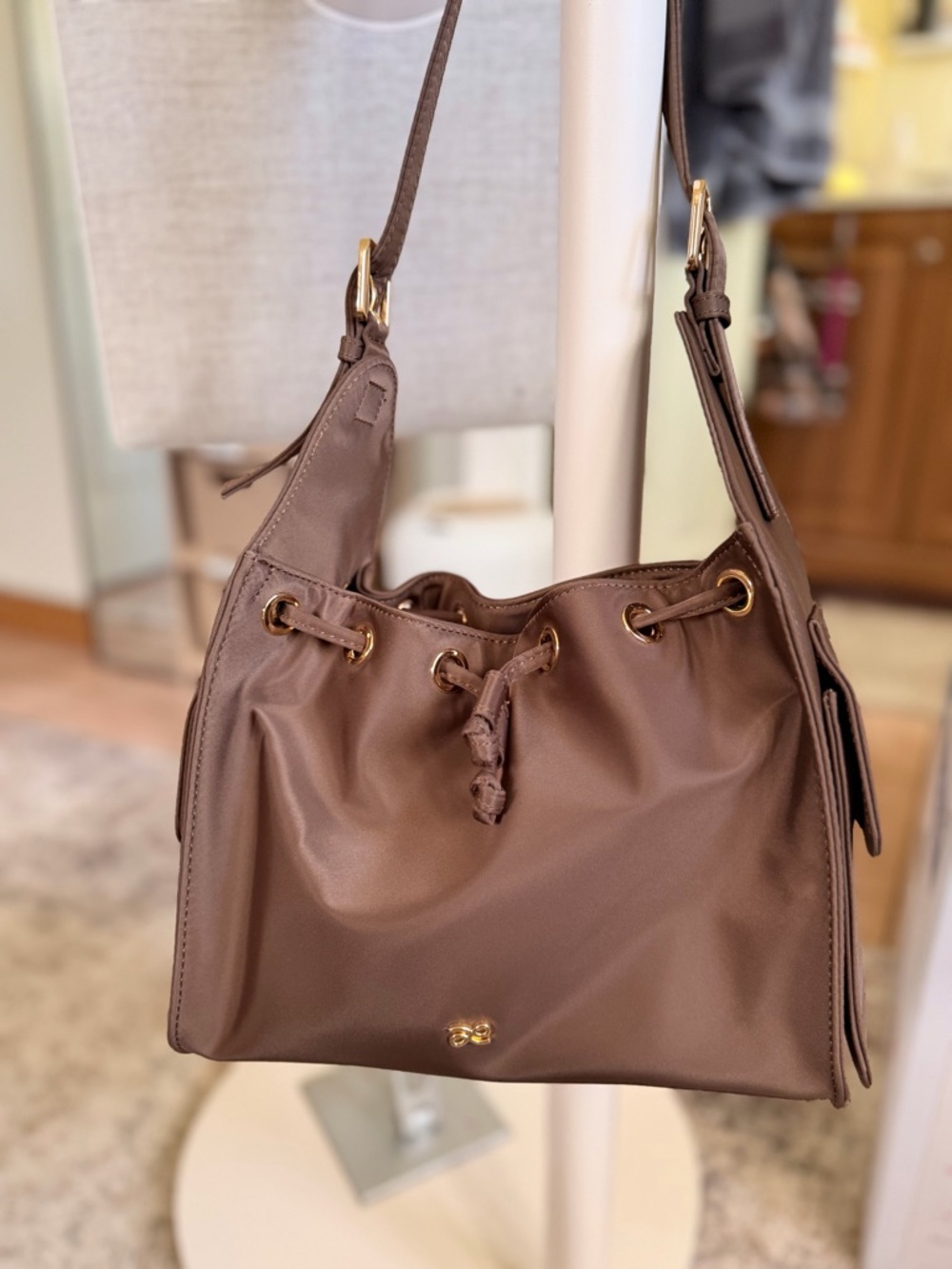 House of little bunny YuMi nylon Drawstring Shoulder Bag